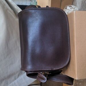 Coach Vintage Brown Leather Classic Brown
